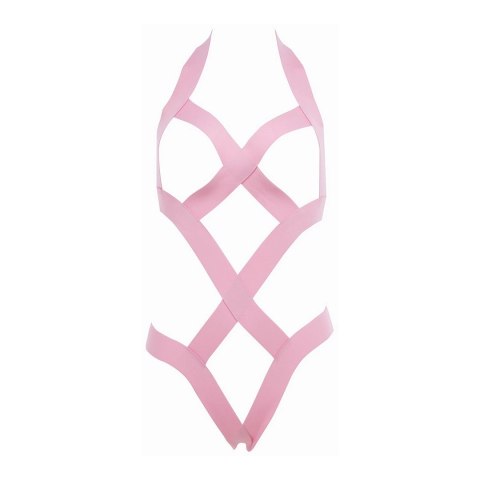 Allure Body z otwartym biustem, regulowane ramiączka, czarne