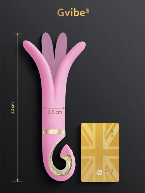 Gvibe 3 Candy Pink - Akumulatorowy model kwiatowy, Bioskin