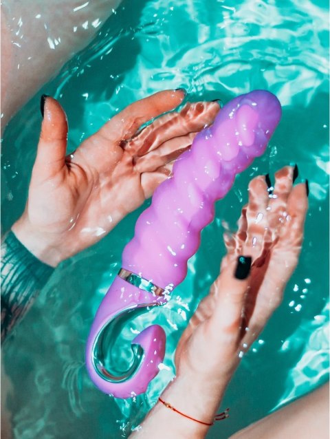 Gvibe Gjack 2 Zakrzywiony Model Falisty Bioskin Anatomiczny Fioletowy