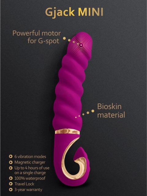 Gvibe Gjack Mini - kompaktowy model z technologią Bioskin, fioletowy