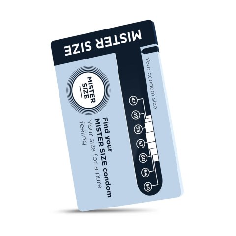 Mister Size Sizer Tool - Praktyczny miernik doboru rozmiaru prezerwatyw