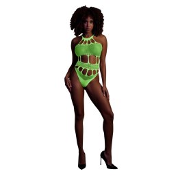 Ouch! Body Neon z Greckim Dekoltem XS/L - aktywne UV, elastyczne