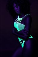 Ouch! Body Neon z Greckim Dekoltem XS/L - aktywne UV, elastyczne