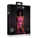 Ouch! Body z greckim dekoltem Neon UV XS/L - elastyczna bielizna