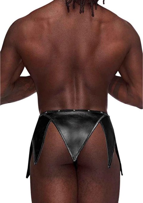 Male Power Gladiator SM - zestaw stringi z pasem i ozdobnymi ćwiekami