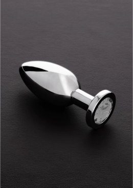 Steel Plug Large - Korek ze stali nierdzewnej z ozdobnym kamieniem