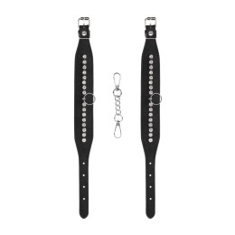 Ouch! Ankle Cuffs Diamond - mankiety na kostki z ozdobnymi ćwiekami