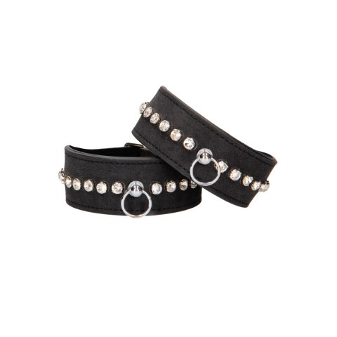 Ouch! Ankle Cuffs Diamond - mankiety na kostki z ozdobnymi ćwiekami