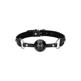 Ouch! Diamond Studded Oddychająca Kula z Regulowanymi Paseczkami