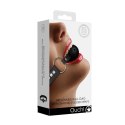 Ouch! Diamond Studded Oddychająca Kula z Regulowanymi Paseczkami