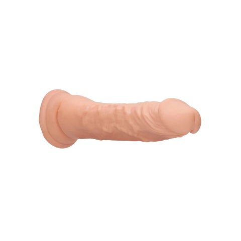 RealRock Model 20 cm - anatomiczny kształt z wypukłą teksturą, beżowy