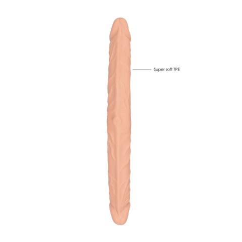 RealRock Model DoubleFlex 36 cm - dwustronny elastyczny model Skin TPE