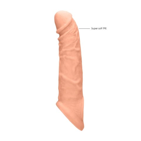 RealRock Nakładka powiększająca 20 cm Skin TPE beżowa