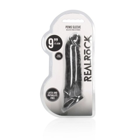 RealRock Nakładka powiększająca Skin TPE 23 cm beżowa