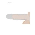 RealRock Nakładka powiększająca Skin TPE 23 cm beżowa
