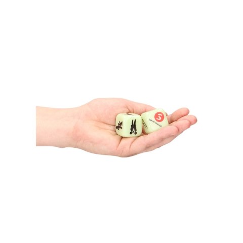 Shots S-Line Kości do Gry Świecące w Ciemności - Akcesoria do Zabawy