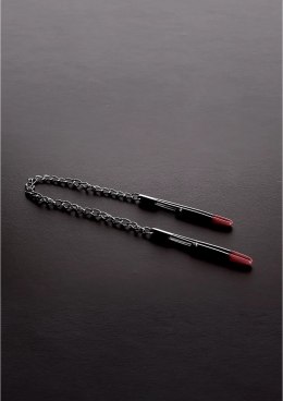 Steel Deluxe - Zacisk kleszczykowy z łańcuchem, regulacja nacisku 11,5 cm