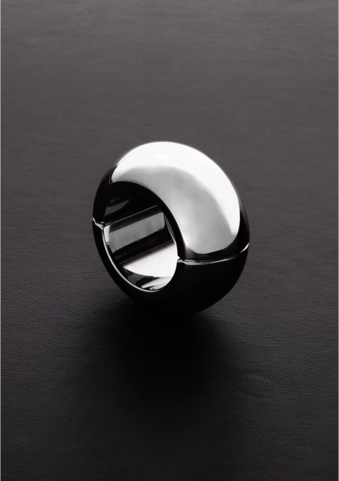 Steel Owalny pierścień z nierdzewnej stali 3,5 cm z dzielonym systemem