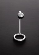 Steel - Pierścień stalowy z kulką, wyjmowana, 40/30 mm, polerowany