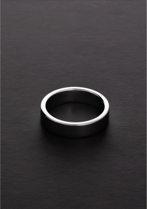 Steel Płaski pierścień stalowy 0.5 x 1.6 / 12 x 40 mm polerowany