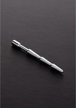 Steel Plug z kolorowym kryształem - stal nierdzewna, elegancki design