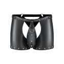 Male Power Fetish szorty L/XL z otwartym systemem i odpinanymi paskami