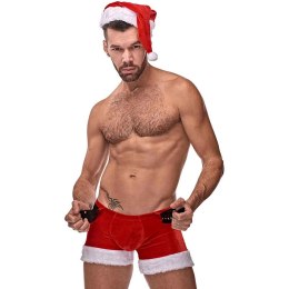 Male Power SM Kostium Świąteczny Mikołaja z czapką i spodniami