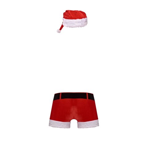 Male Power SM Kostium Świąteczny Mikołaja z czapką i spodniami