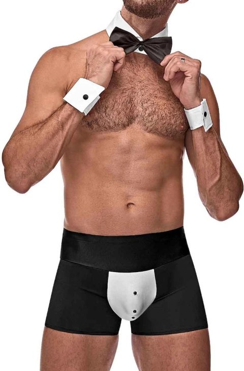 Male Power Stroj Butlera L/XL - Kostium Smokingowy z Muszką