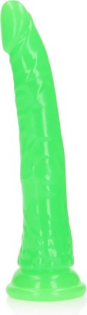 RealRock Glow in the Dark model 22,5 cm z przyssawką - jasny zielony