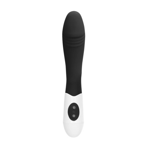 GC by Shots - Wibrator żebrowany silikonowy 19 cm, 10 trybow, czarny