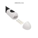 GC by Shots - Wibrator żebrowany silikonowy 19 cm, 10 trybow, czarny