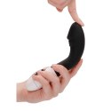 GC by Shots - Wibrator żebrowany silikonowy 19 cm, 10 trybow, czarny