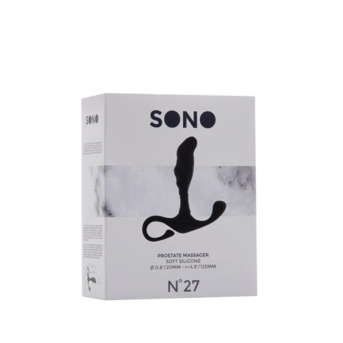 Pipedream No.27 masażer strefy intymnej, silikonowy, czarno-szary