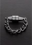 Steel Mini - magnetyczny zacisk z łańcuszkiem - stalowy, 1 sztuka