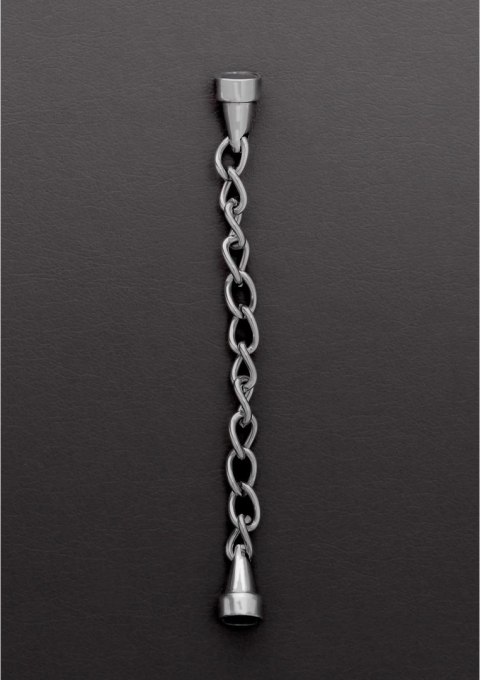 Steel Mini - magnetyczny zacisk z łańcuszkiem - stalowy, 1 sztuka