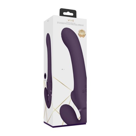 Vive Ai Air Wave - Intymny system podwojny, 3 silniki, silikon, USB
