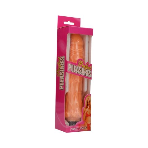 Seven Creations Wibrator wielobiegowy 25 cm z profilowanym trzonem