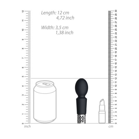 Shots Royal Gems Mini masażer rożdżka, silikon medyczny, ładowalny