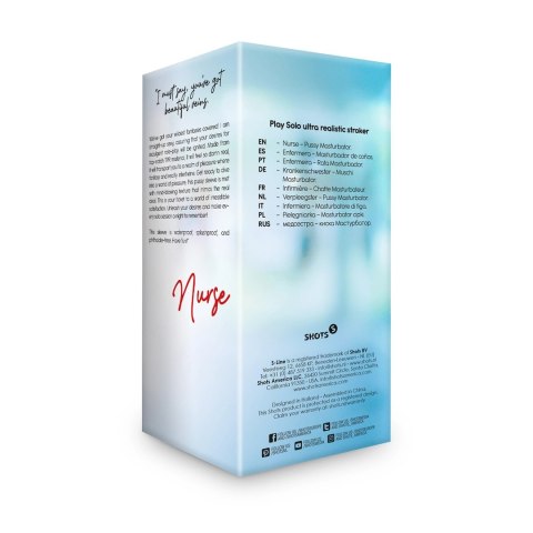 Shots S-Line Model Pielęgniarka System Intymny TPR wodoodporny