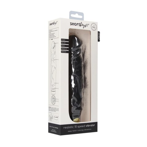 Shots Toys Multispeed Classic 10-trybowy model wibrujący realistyczny