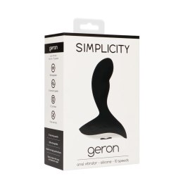 Simplicity Geron - Wibrator analny 10 trybow, silikonowy, USB